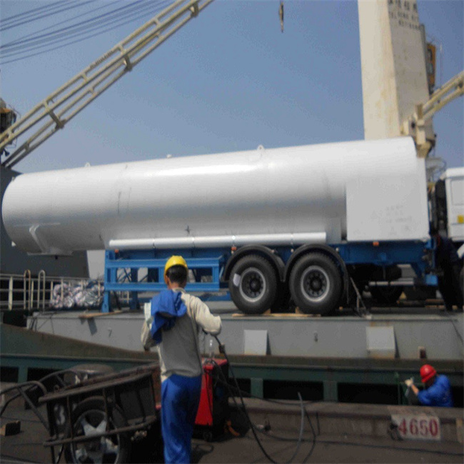 Semirreboque criogênico de oxigênio líquido LOX LIN Lorry Road Tankers